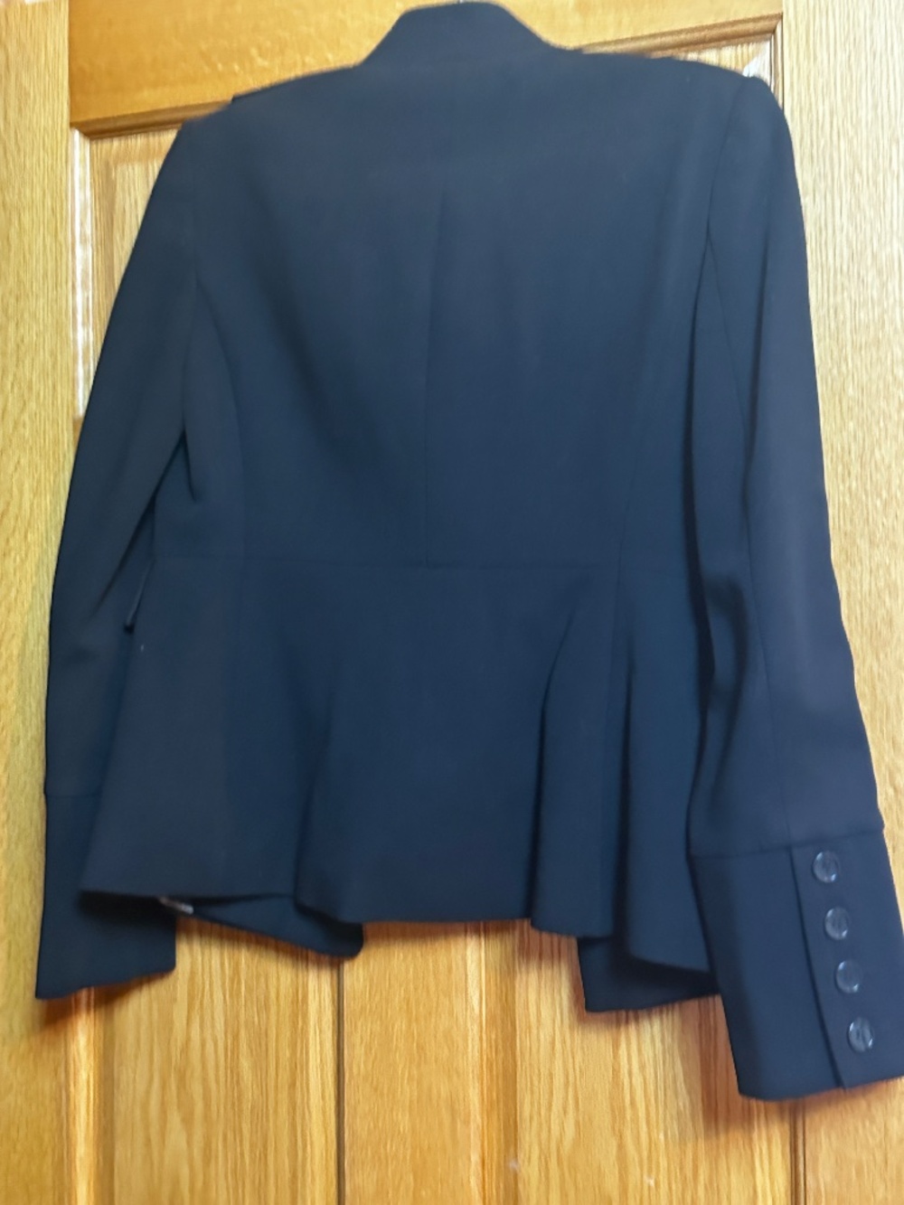 Ann Taylor Black Blazer/Coat - Picture 2 of 3